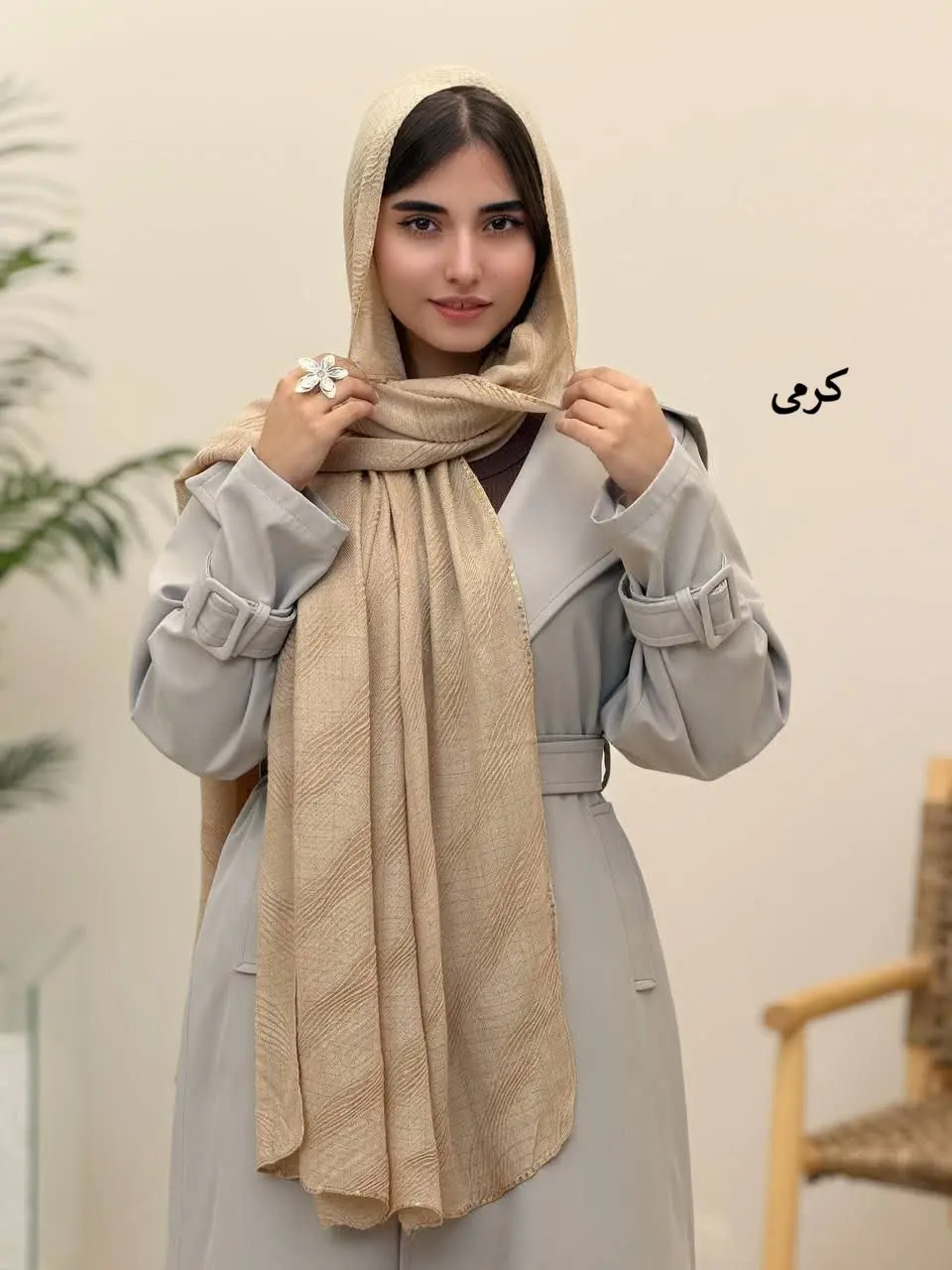 3937- شال دورپولکی آیسو